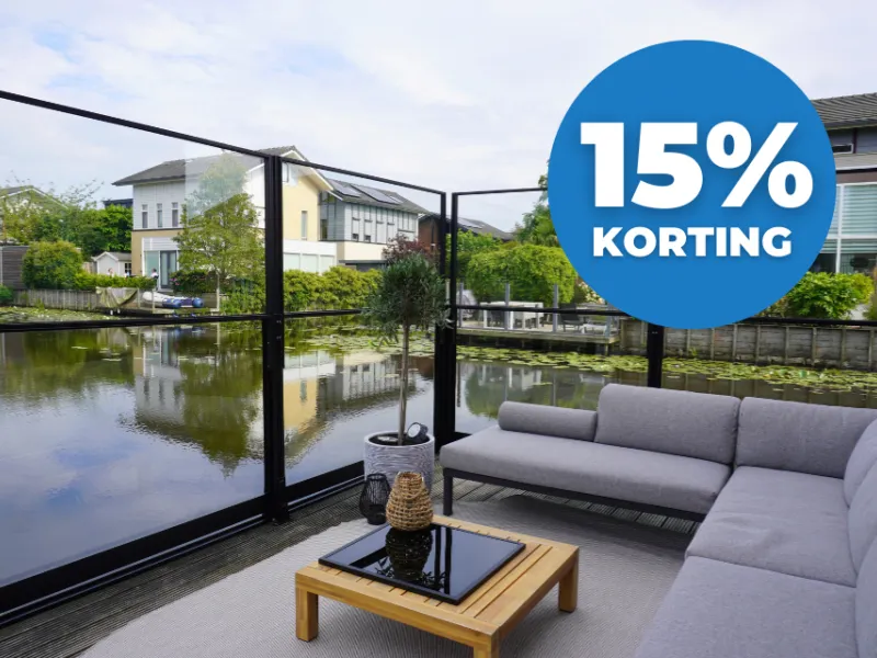 Zon en Scherm Alor ZS160 glazen windscherm verstelbaar