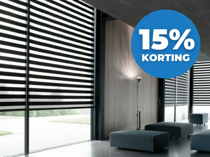 Zonnelux duo rolgordijn