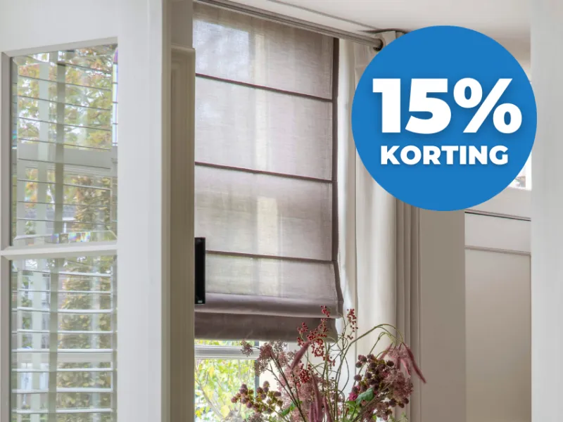 Zonnelux vouwgordijn