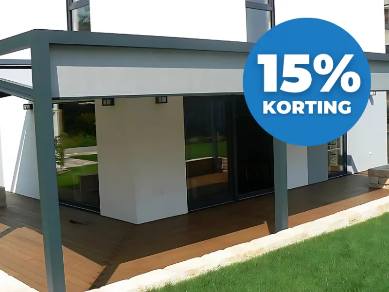 Verano Cortona V805 terrasoverkapping (gevelmontage)