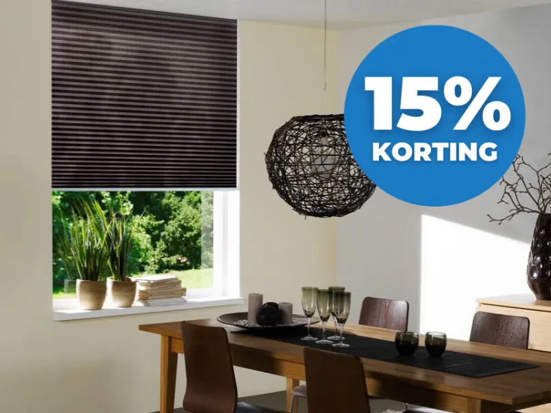 Verano duo plisségordijn