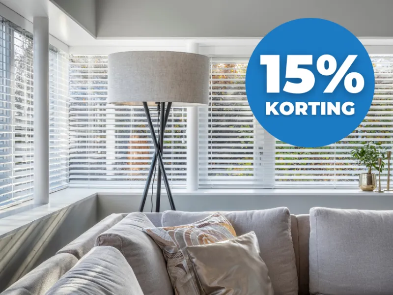 Zonnelux houten jaloezie