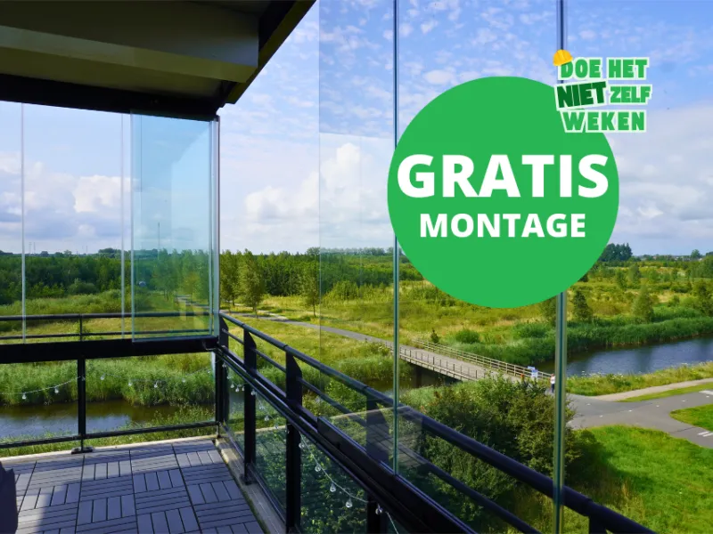 Zon en Scherm Rinca ZS25 balkonbeglazing