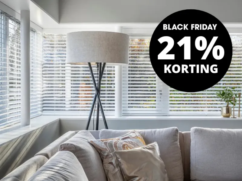 Zonnelux houten jaloezie