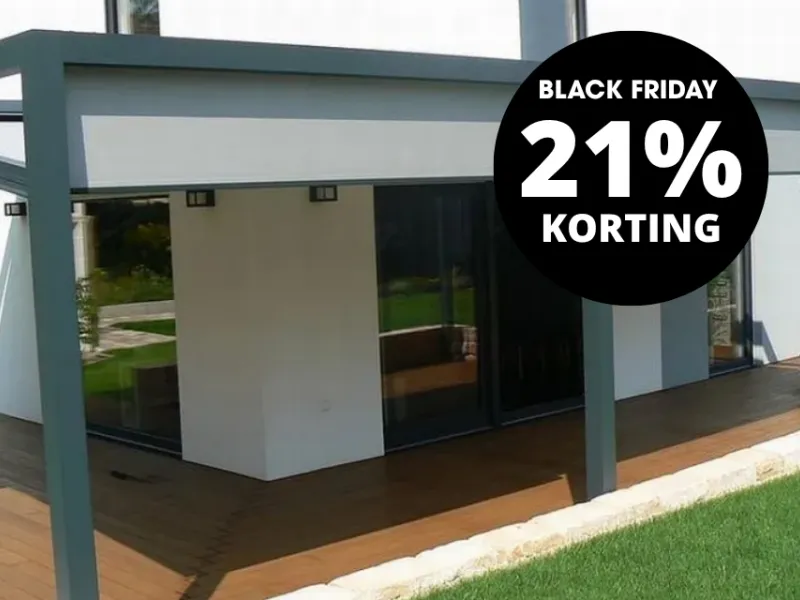 Verano Cortona V805 terrasoverkapping (gevelmontage)