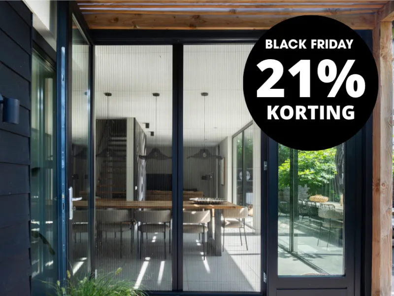 Unilux Plisséfit Easy-Dubbel hordeur