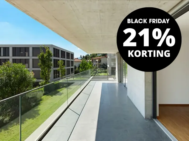 Zon en Scherm Madura ZS200 glazen balustrade